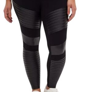 Torrid Platinum Legging – Moto Faux Leather Black Size 0/Large